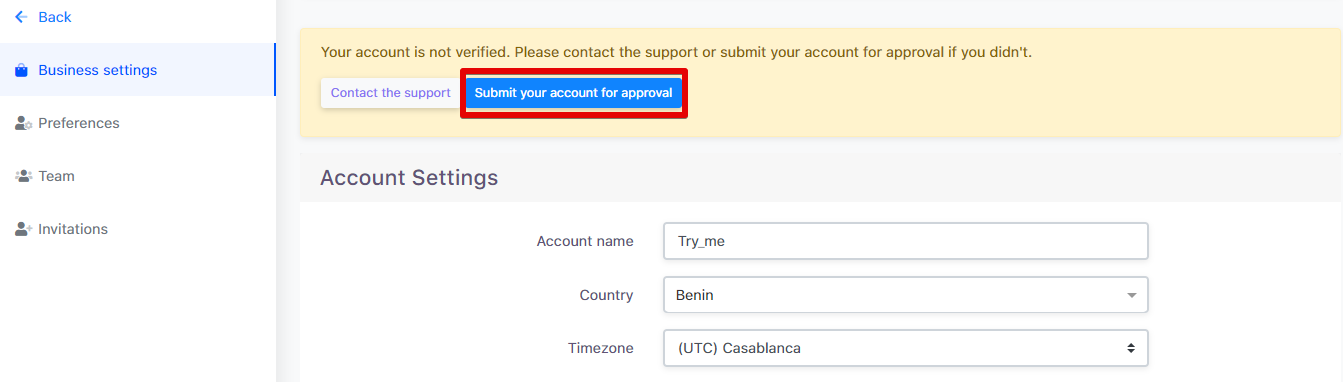 Account activation 1