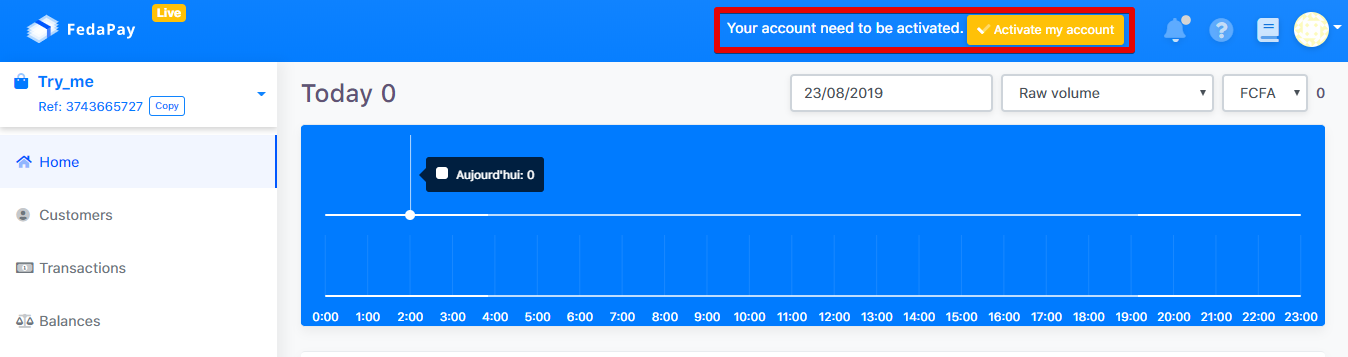 Account activation 2