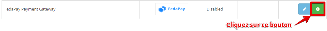 FedaPay plugin OpenCart