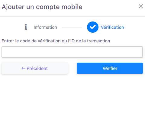 Business Mobile Account Setting