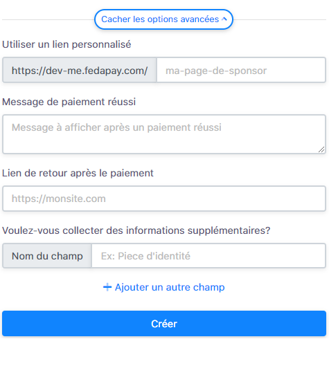 Add a payment page 2