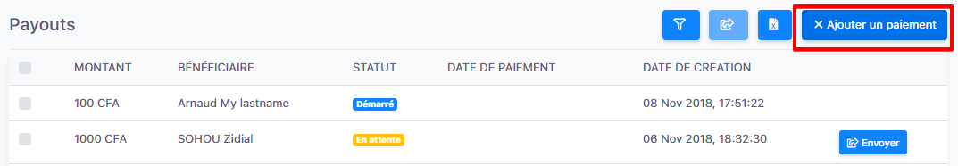 Feda Payout Dashboard