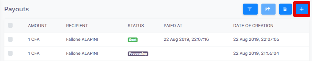 Feda Payout Dashboard