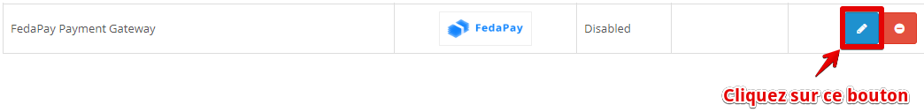 FedaPay plugin OpenCart