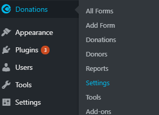 Give settings