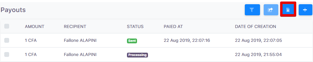 Feda Payout Dashboard
