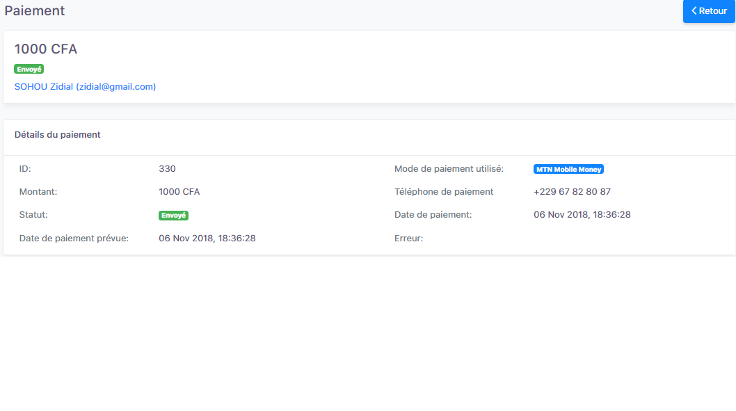 Feda Payout Dashboard