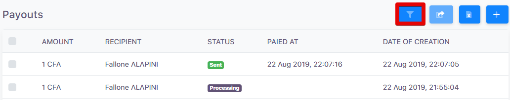 Feda Payout Dashboard