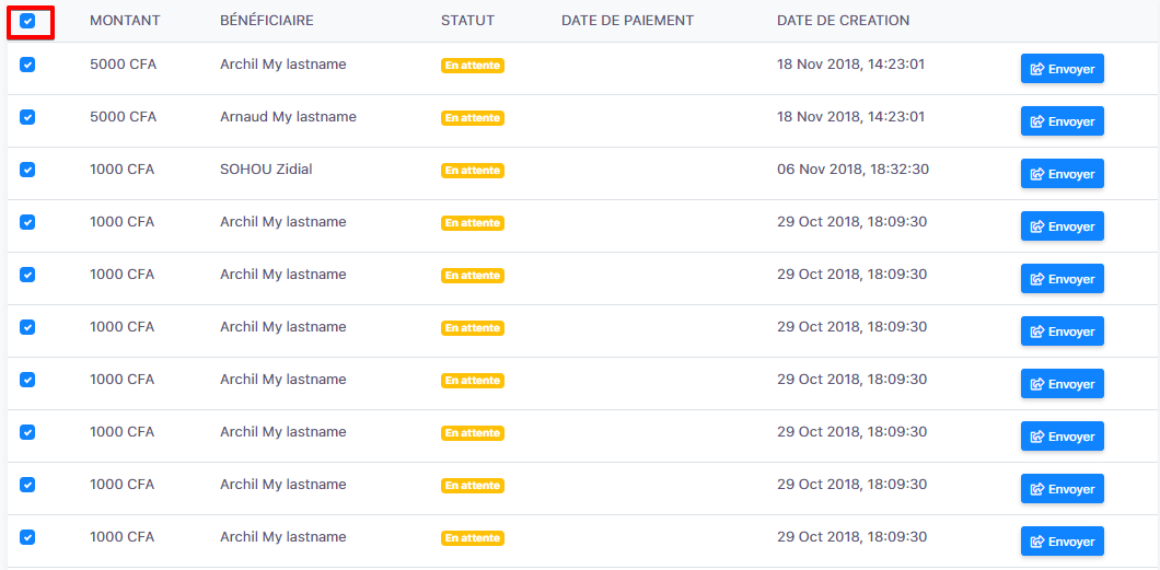 Feda Payout Dashboard