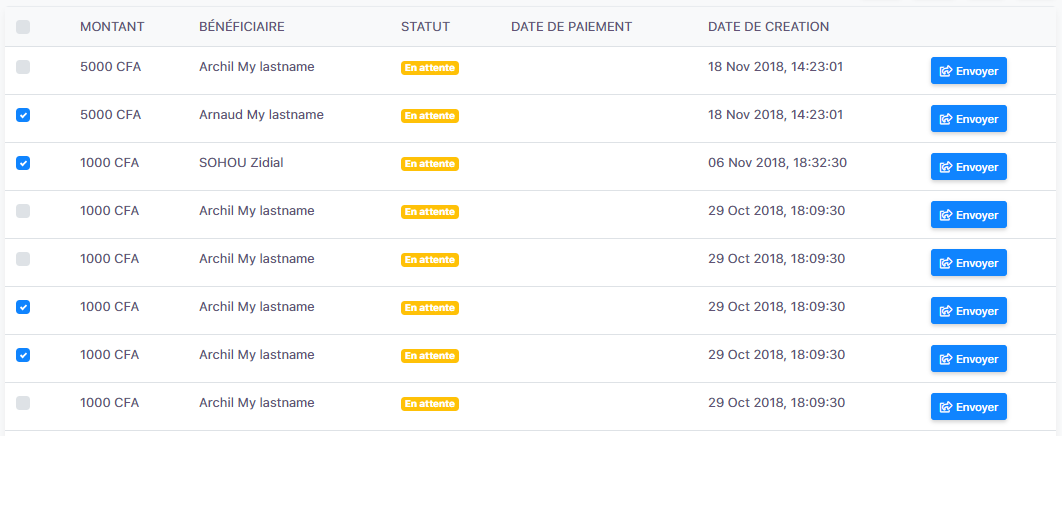 Feda Payout Dashboard