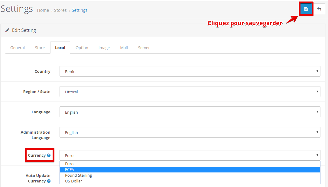FedaPay plugin OpenCart