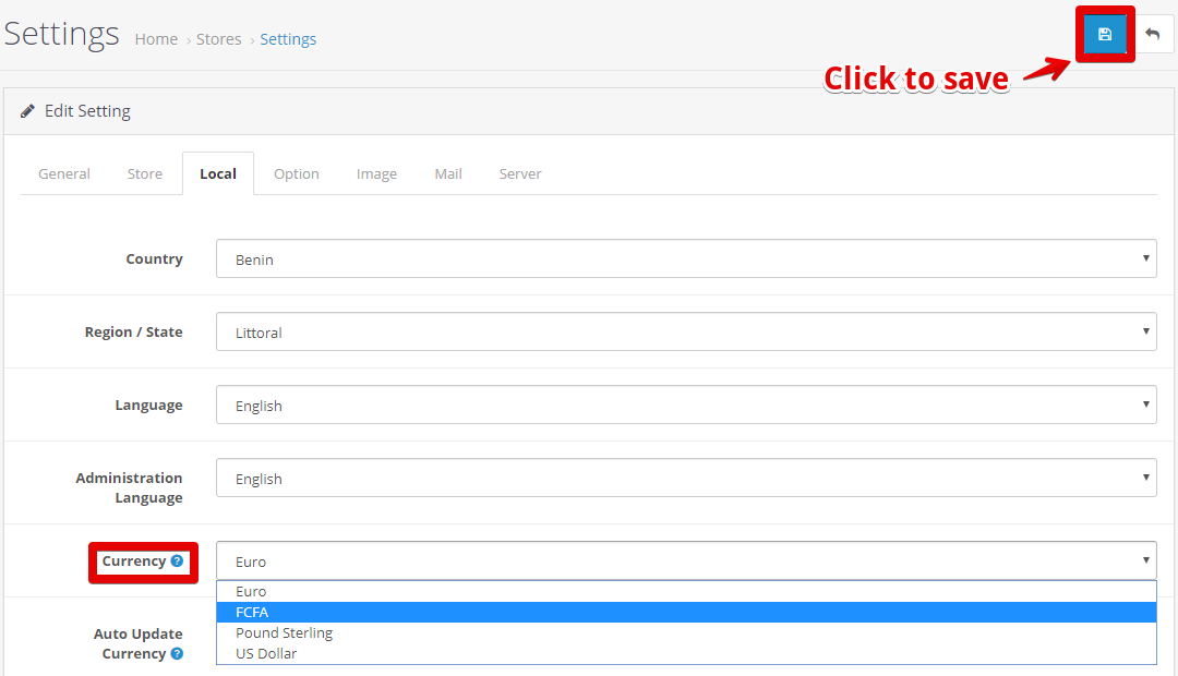 FedaPay plugin OpenCart