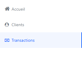 Transaction section