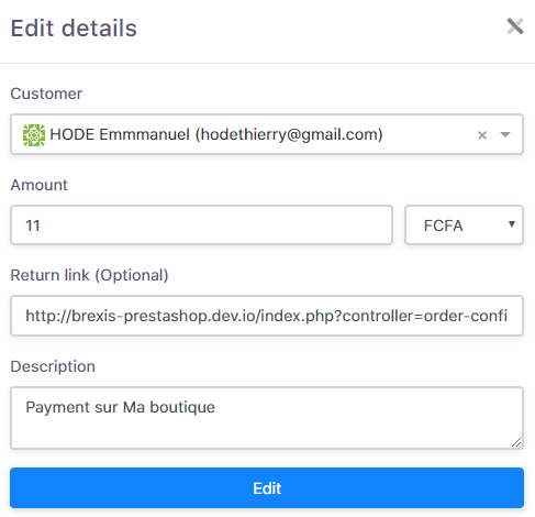 Transaction updating